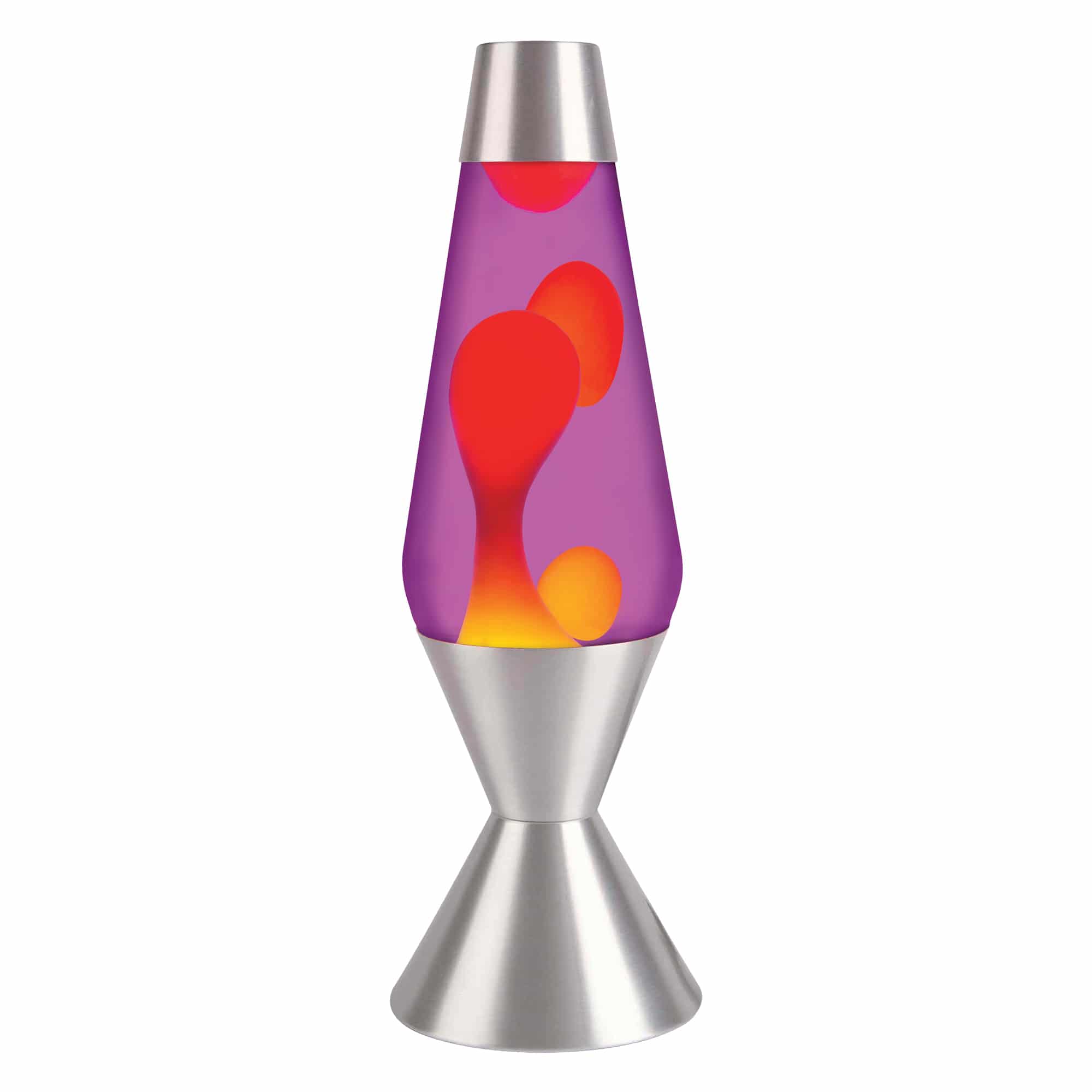 16.3?? LAVA Lamp ?C Yellow/Purple/Silver