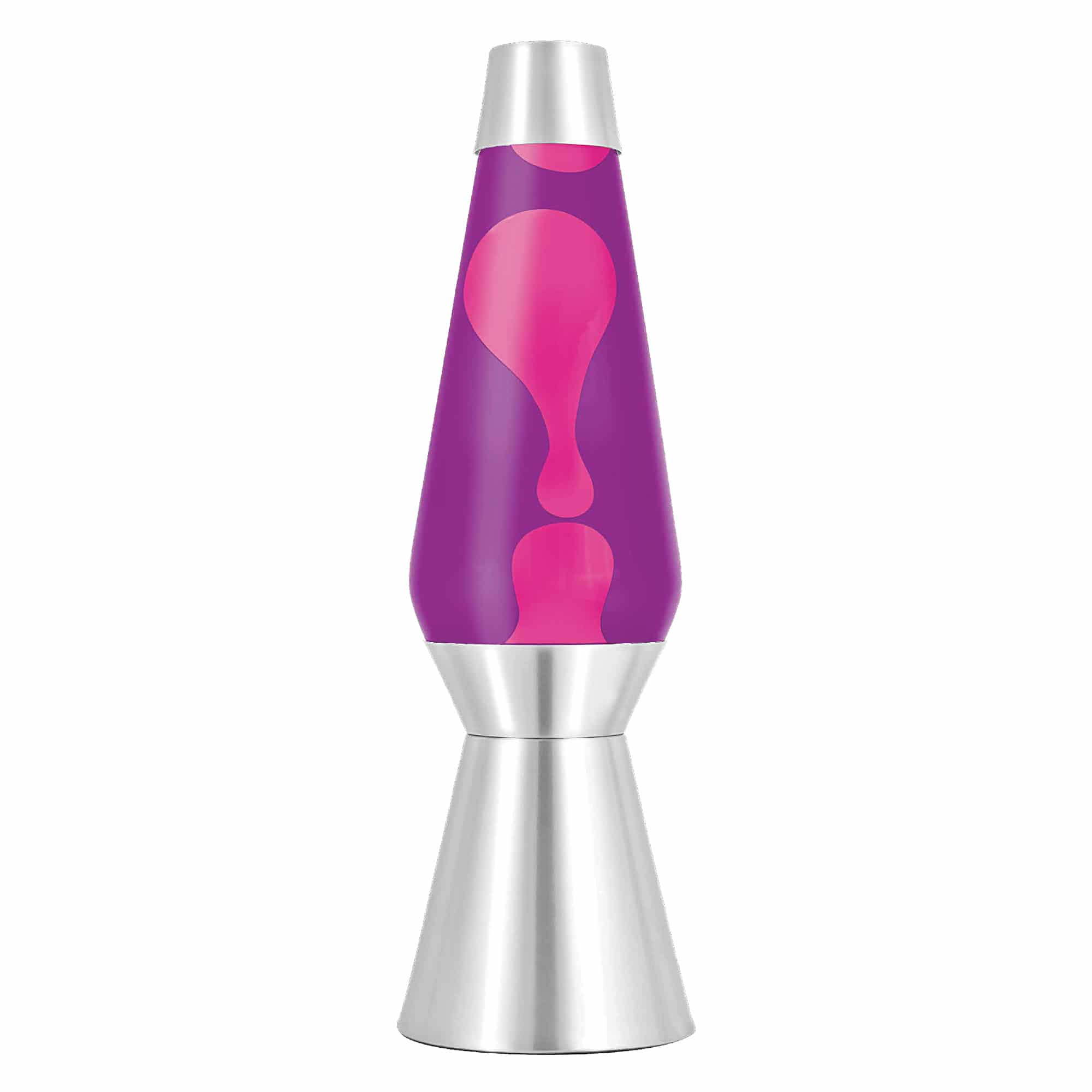 27?? LAVA Lamp Grande ?C Pink/Purple/Silver