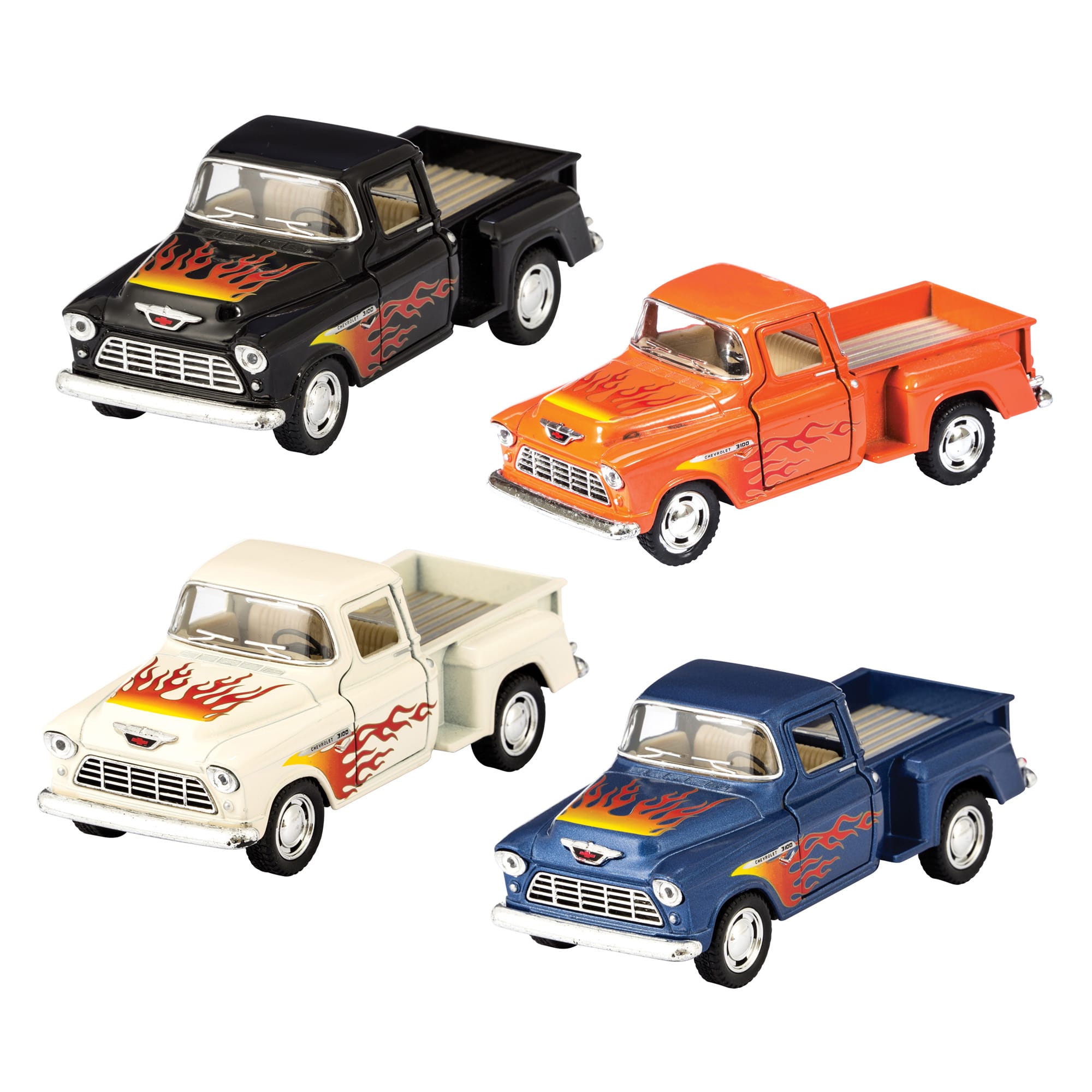Diecast 55?? Chevy Pickup Flames
