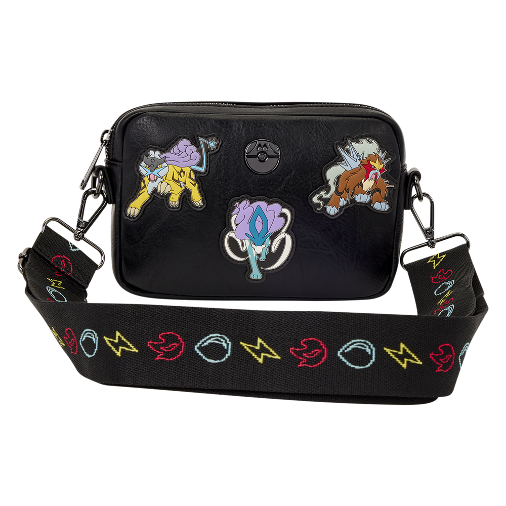 Pokémon Legendary Birds and Beasts Sling Crossbody Bag with Coin Bag