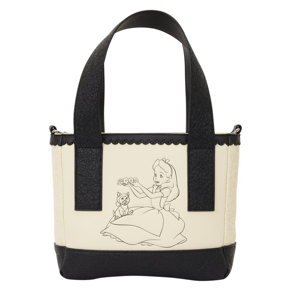 Alice in Wonderland Mini Tote Crossbody Bag